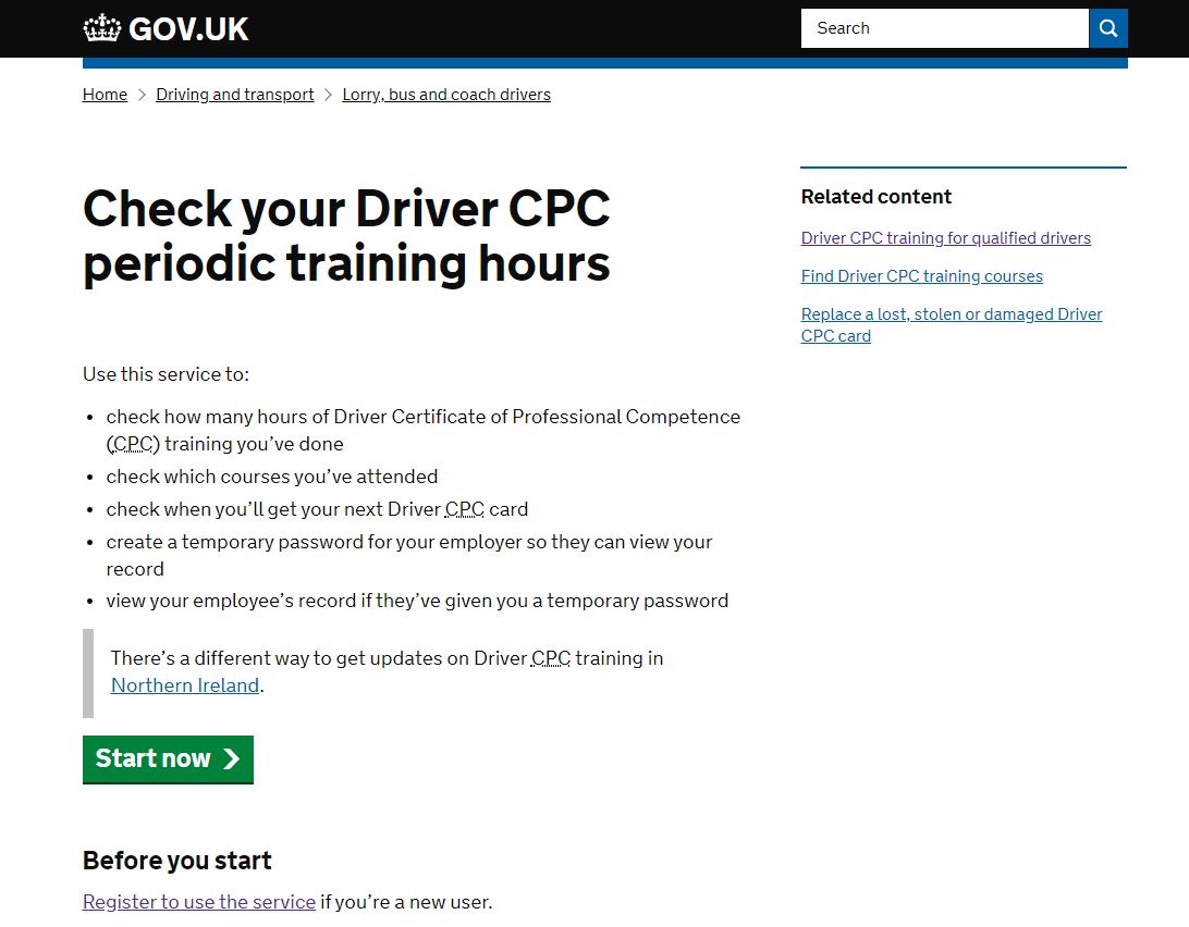 Check your Driver CPC